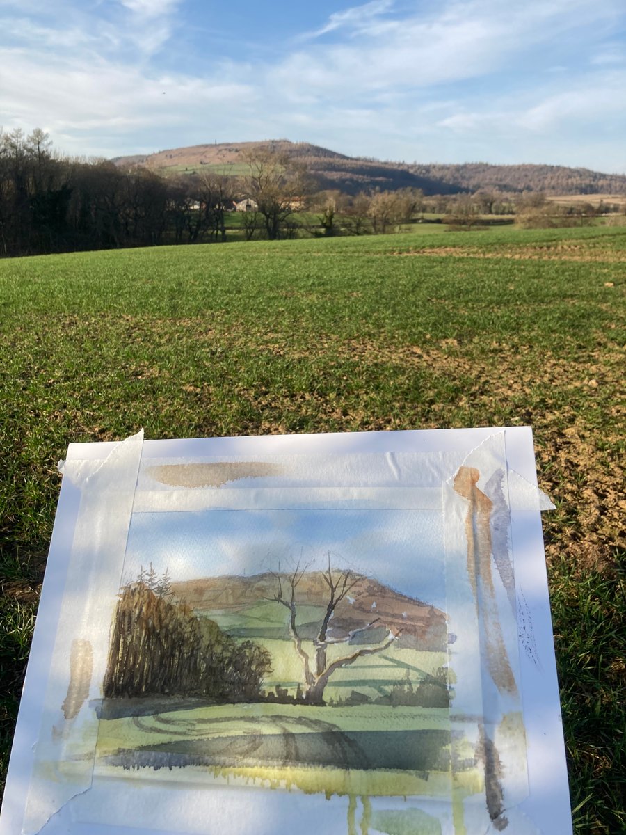 En plein air 2025 captain cooks (Original watercolour painting) 