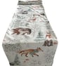 Woodland Animals Christmas Table Runner 1.9m x 30cm Gift Idea