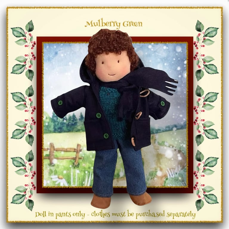 Doll - Oliver Greenwood - a handcrafted Mulberry Green doll