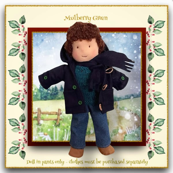 Doll - Oliver Greenwood - a handcrafted Mulberry Green doll
