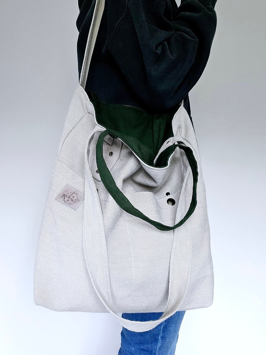 Double-sided Tote Bag with Strong Stitching - Everyday  style 