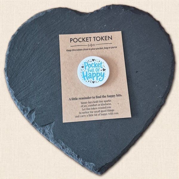 Pocket Full of Happy Pocket Token - Little Happiness Reminder