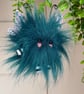 Tiny Teal Floral Plush Fairy  - Image 2