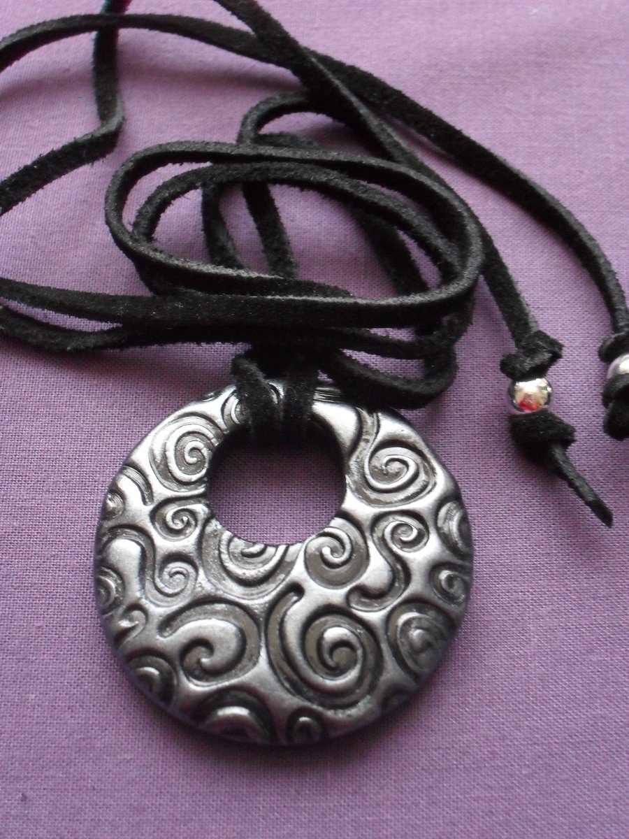 Polymer Clay Pendant  PY004