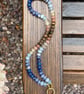 Blueberry Pecan Pie Hand Knotted Beaded Gemstone Necklace - Image 6