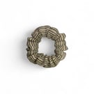 Organic Cotton Striped Scrunchie - Regular