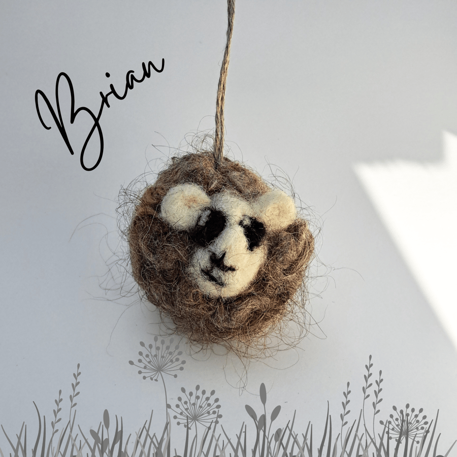 Brian the Sheep your pocket-sized stress buddy and a keyring   M