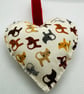 Fabric heart decorations SET 3 - Image 7