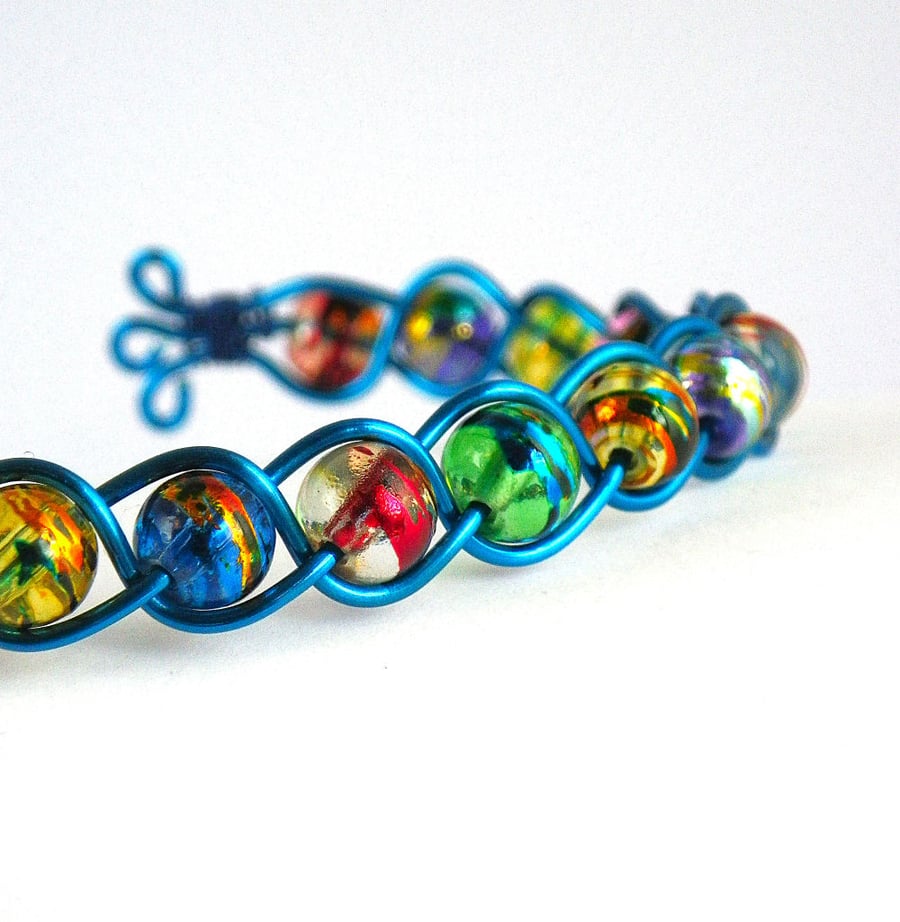 Rainbow Bangle - Colourful Bracelet
