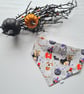 Halloween Dog Cat Bandana No-Tie Scrunchie Style, Easy Over the Head