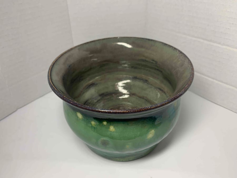 Hand thrown bowl, plant pot