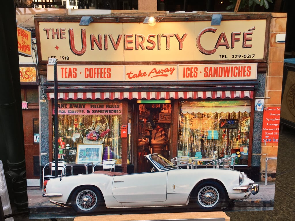 UNIVERITY CAFE, GLASGOW Premium high definition print on aluminium