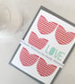 "LOVE' Heart Valentine Card - Image 2