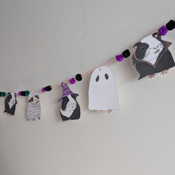 Guinea Pig Halloween Bunting Decorations