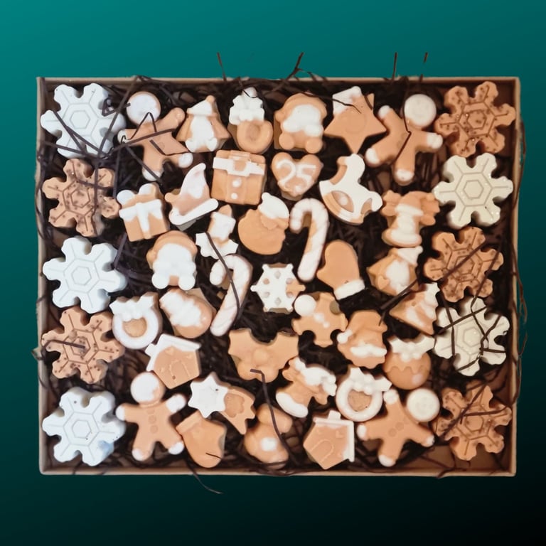 Christmas Scent Soy Wax Melt Gift Box Gingerbread Fragrance