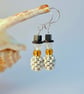 Christmas Snowman Earrings, Festive Jewellery, Stocking Filler, Secret Santa