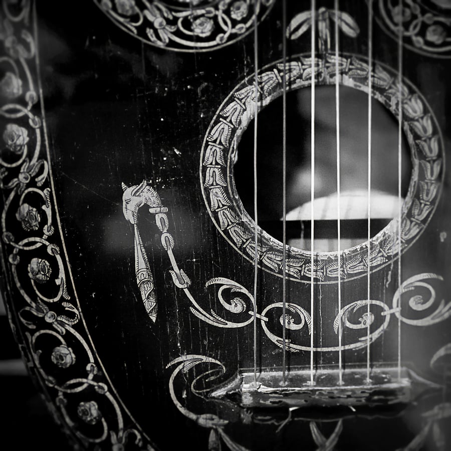 Melodies of the past 3, Art Print , mounted