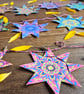 Colourful Star Garland