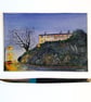 Ford Hill Plymouth at Dusk Original Watercolour and Ink Painting - Image 3