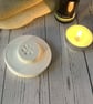 Essential Oil Diffuser - Clay Mandala Hand Stamped Pedestal Dish - Image 5