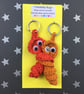 Crochet Friendship Bug Keyring, Red And Orange, Best Friend Gift