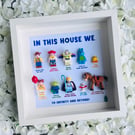 Toy Story “In This House We” Personalised Minifigures Gift Frame (11)
