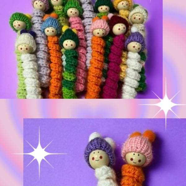 Crochet Fidget Worm