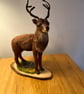 Highland stag needle felted home decoration. - Image 8