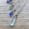 Seaglass Pendants: Delicate 