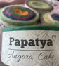 Papatya Angora Cake Yarn 800g – Green Teal Blue Orange Burgundy Multicolour - Image 2