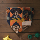 Personalised silky dog bandana