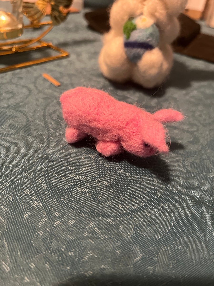 Felted Piggy 