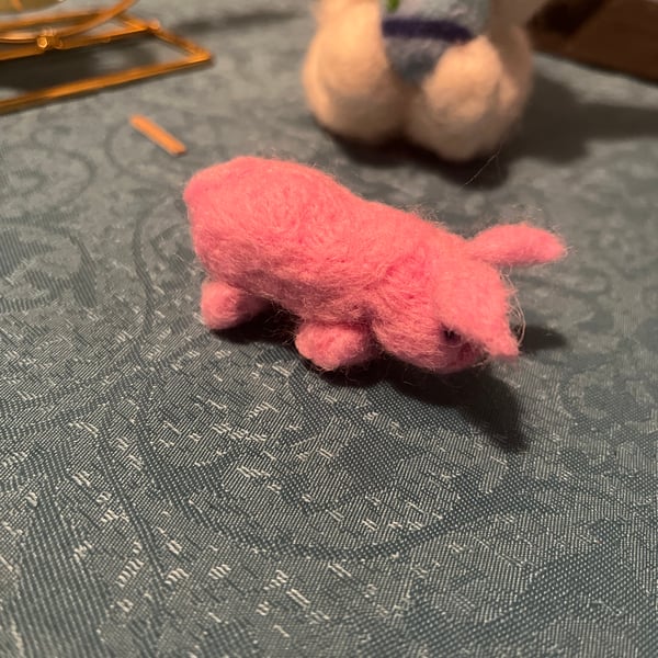 Felted Piggy 