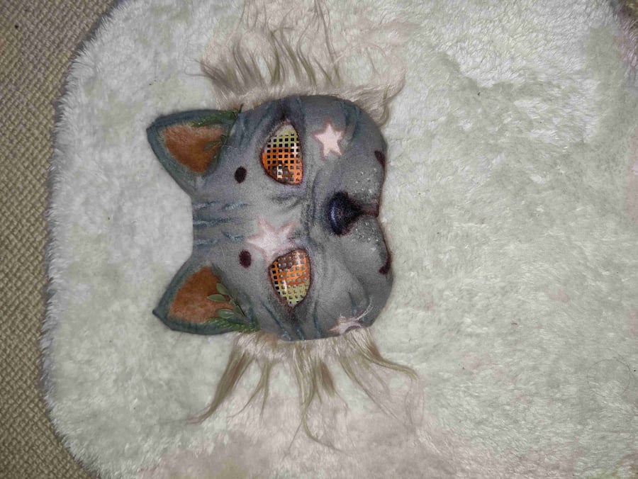 Grey Cat Mask