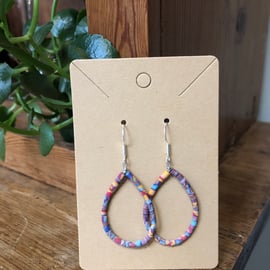 Colourful Clay Beaded Earrings