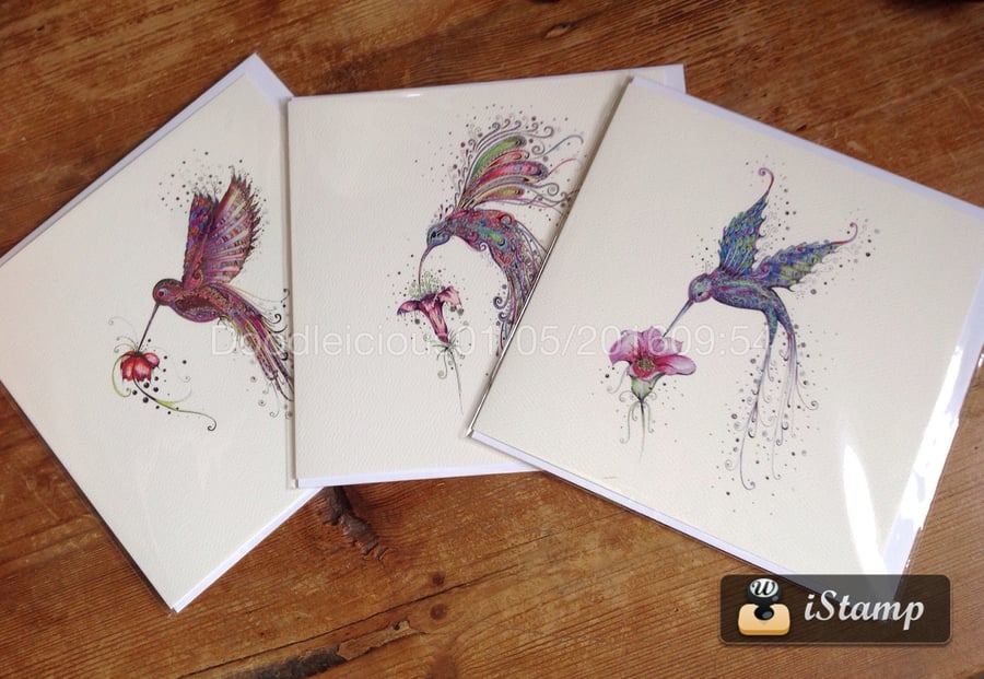 Trio of Hummingbirds OFFER 