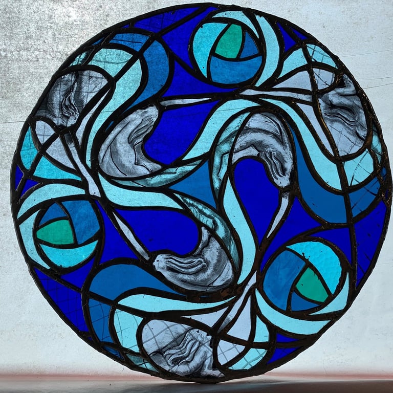 Kindness Stained Glass Hanging Piece