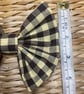  Dog Bow. Check Print. Fan Design. - Image 6