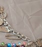 'Yarnie' Bag charm, multi strand, needlework, crochet, knitting, keyring  - Image 5