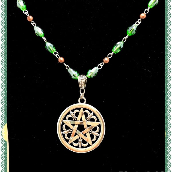 OOAk Pentangle, Pentagram necklace