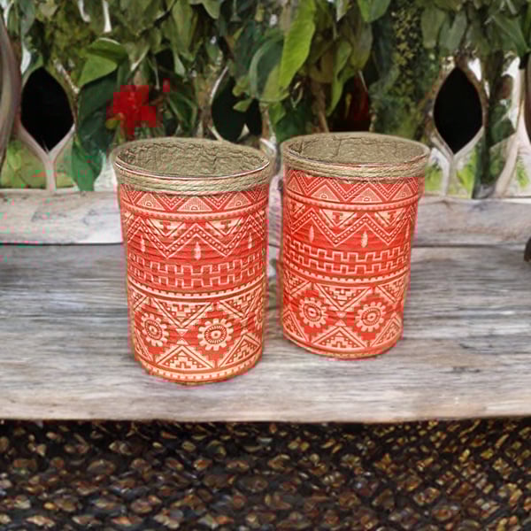Boho Aztec Tribal Eco-Friendly Herb Garden Gift Set. Limited Edition