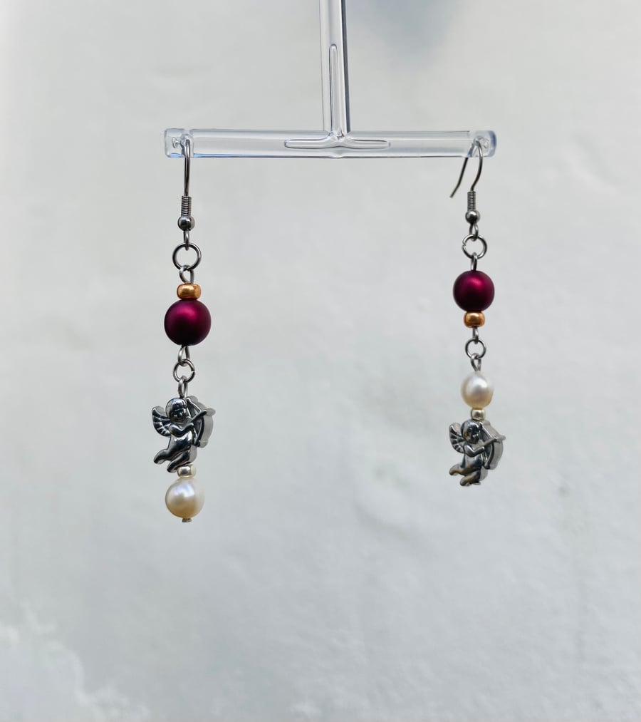 Jophiel - Mismatched Cherub Earrings  
