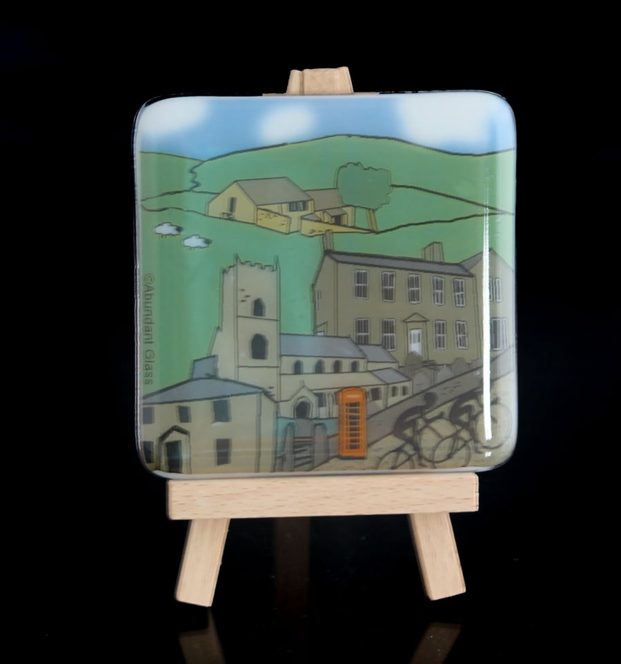 Haworth Cyclist Coaster - Inspired by Tour de France coming to Yorkshire