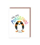 Porg Valentines Birthday Anniversary Star Wars Card