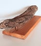 Handmade Driftwood Sculpture  Modern Abstract Original Coastal Art Decor