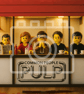 LEGO-Inspired Pulp – Common People 5x5" Print (Mounted for 9x9" Frame)
