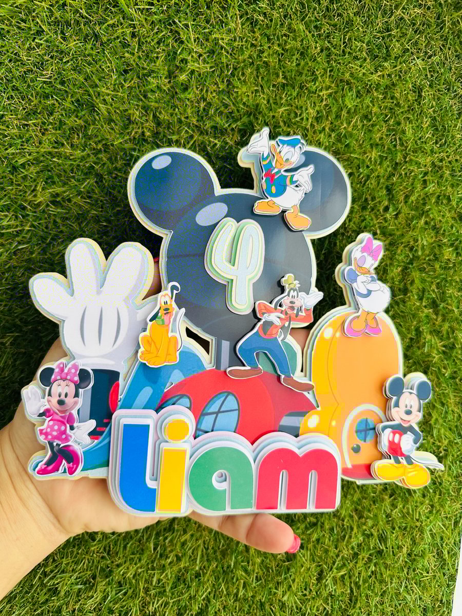 Mickey Mouse Club House Cake Topper