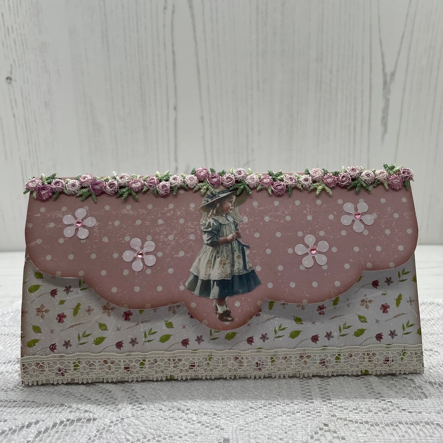 Folio - Country Cottage Double Wallet by Carolee Crafts PB9 - 0021