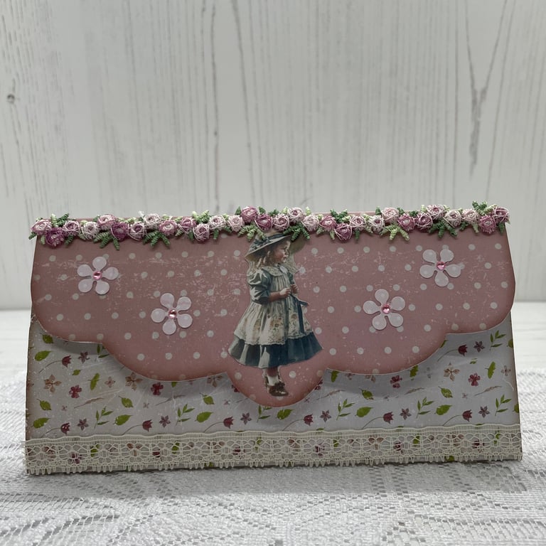 Folio - Country Cottage Double Wallet by Carolee Crafts PB9 - 0021