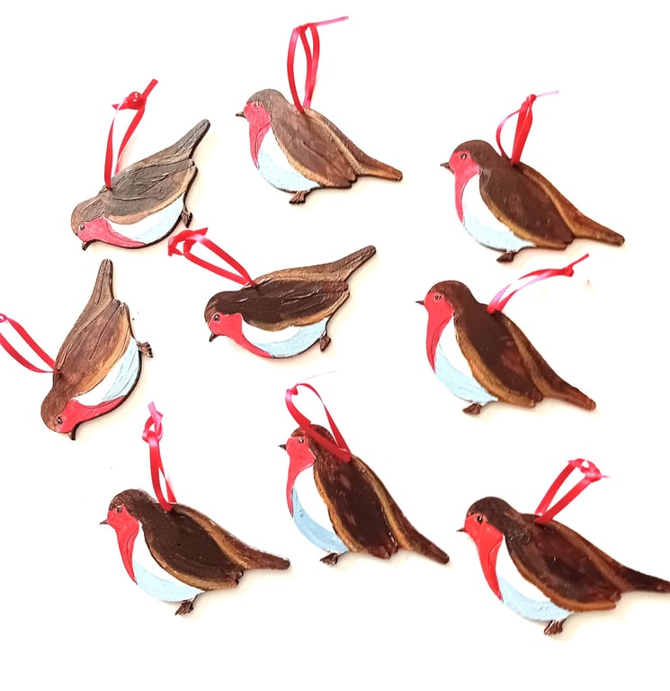 Robins for your Christmas tree